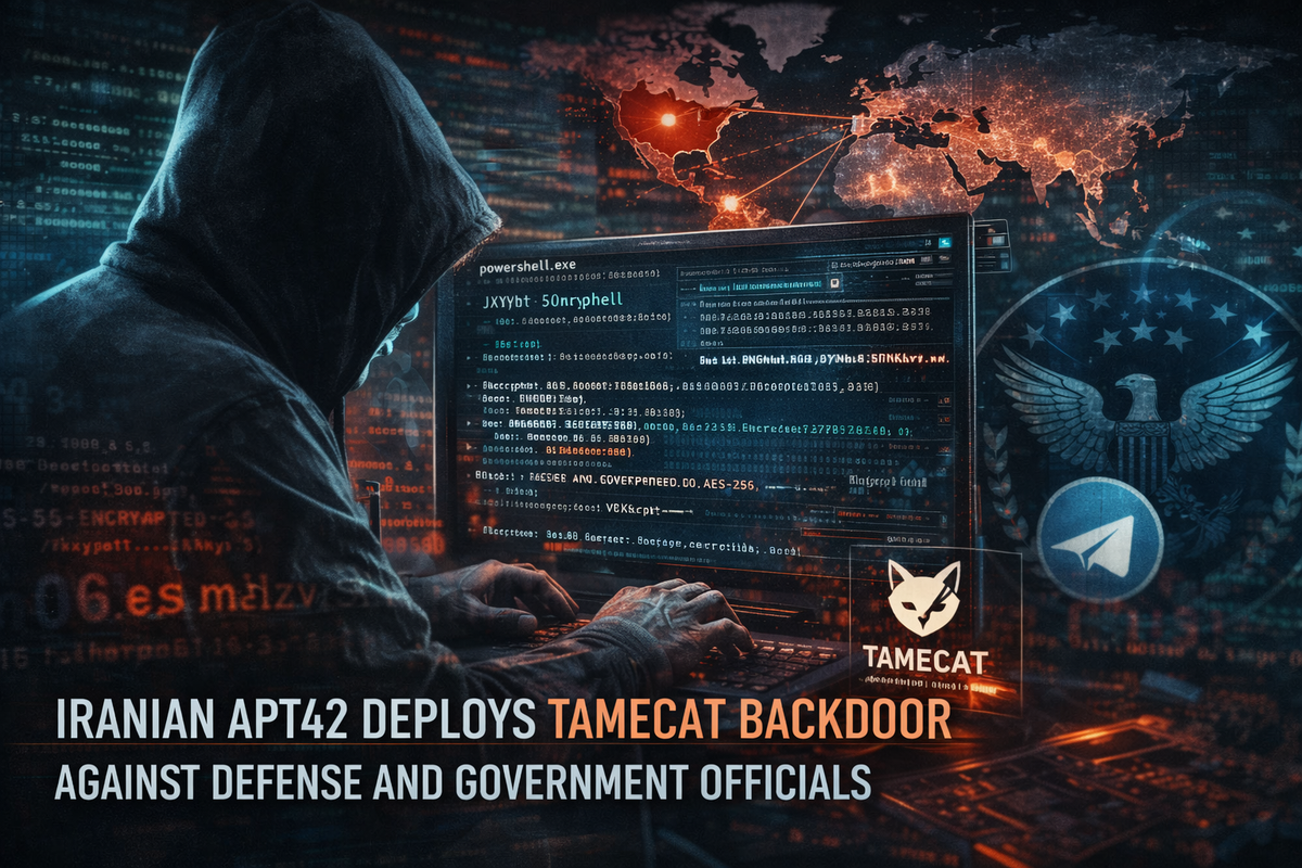 Iranian APT42 Deploys TAMECAT Backdoor Against Defense and Government Officials