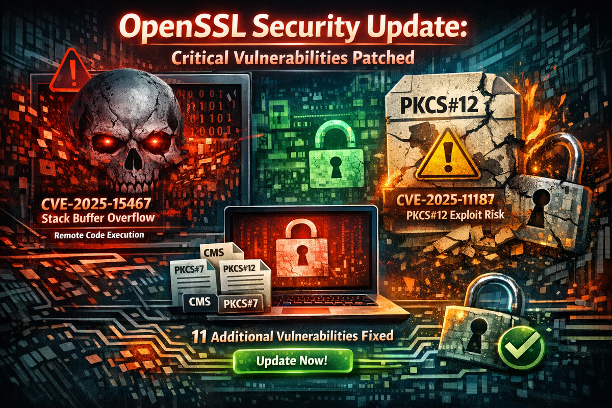 OpenSSL Patches High-Severity Stack Buffer Overflow and Eleven Additional Vulnerabilities