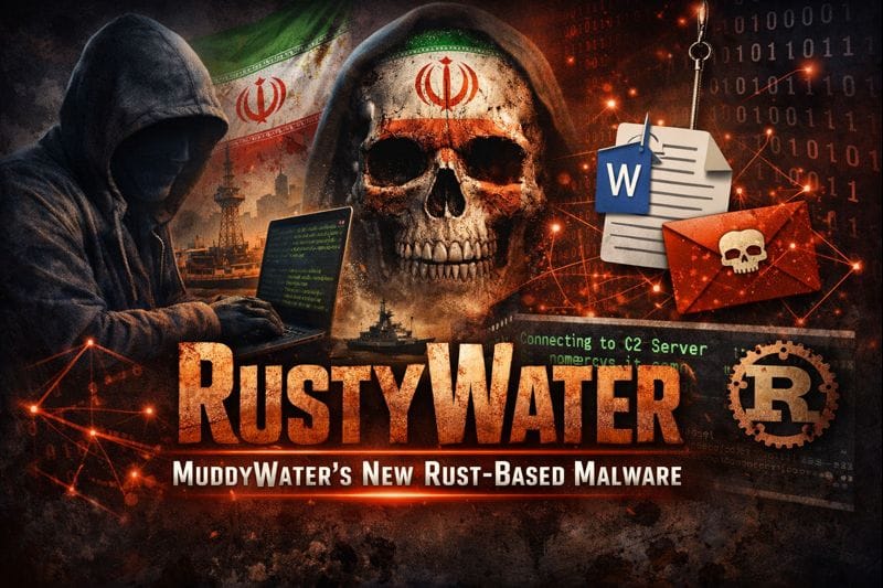 MuddyWater Escalates Espionage Campaigns With New Rust-Based Malware “RustyWater”