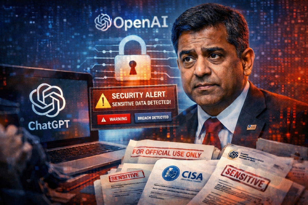 CISA Acting Director Uploaded Sensitive Government Documents to Public ChatGPT, Triggering Security Warnings