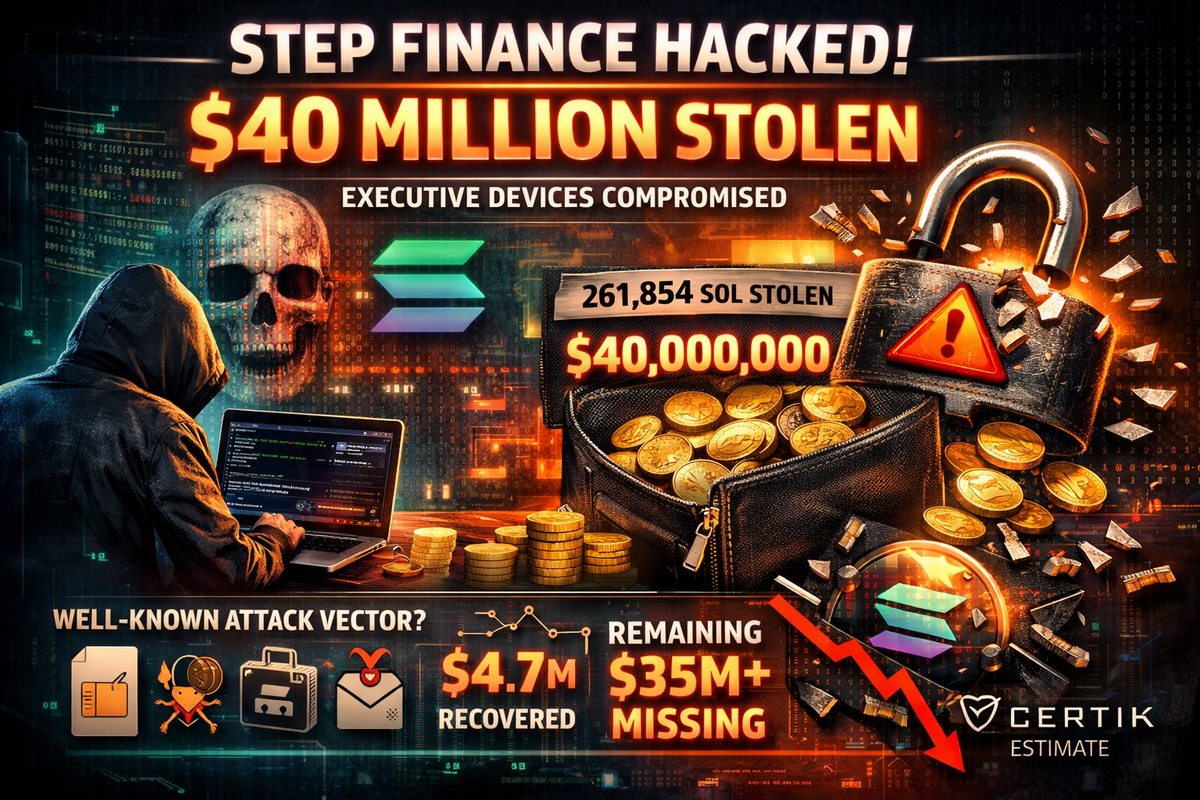 Step Finance Loses $40M in Crypto After Executive Devices Compromised