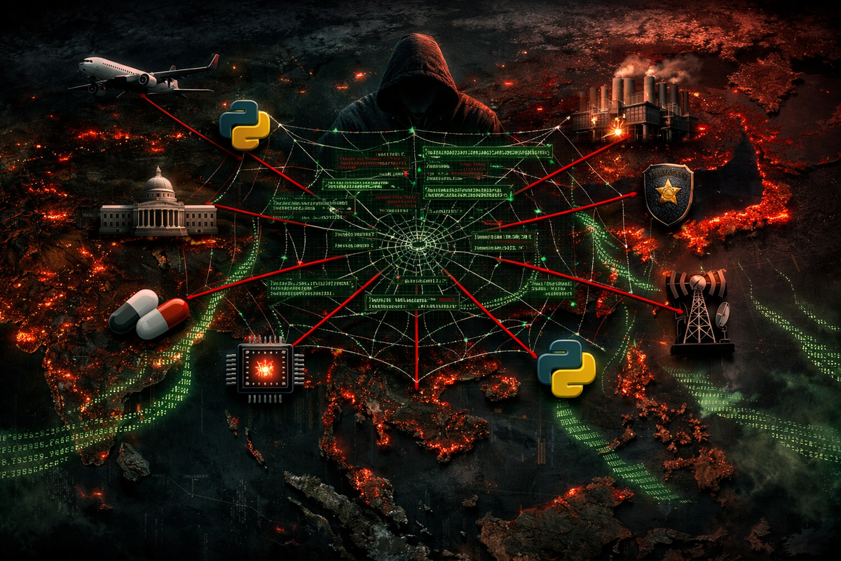 Chinese Threat Actor CL-UNK-1068 Targets Asian Critical Infrastructure Across Seven Sectors in Years-Long Espionage Campaign