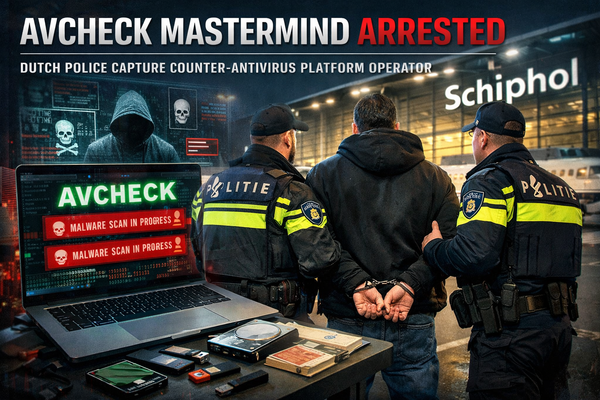 Dutch Police Arrest Alleged AVCheck Mastermind Behind Major Counter-Antivirus Platform