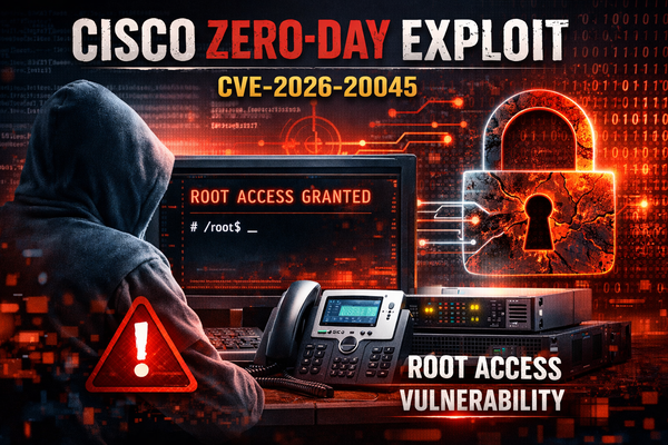 Cisco Unified Communications Zero-Day Exploited in the Wild for Root Access (CVE-2026-20045)