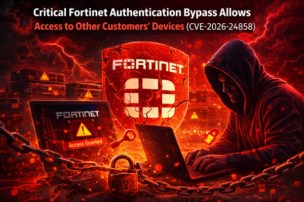 Critical Fortinet Authentication Bypass Allows Access to Other Customers' Devices (CVE-2026-24858)