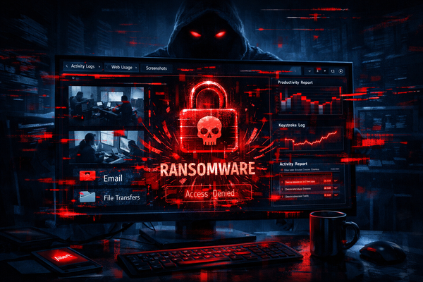 Crazy Ransomware Operator Weaponizes Employee Monitoring Software for Stealth Persistence
