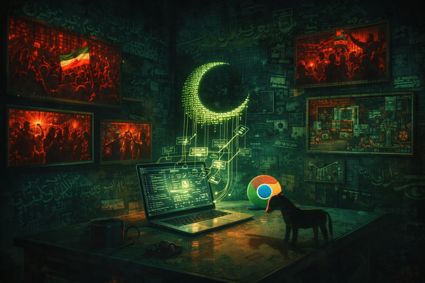 CRESCENTHARVEST Campaign Deploys RAT Malware Against Iran Protest Supporters Using DLL Sideloading via Signed Google Binary